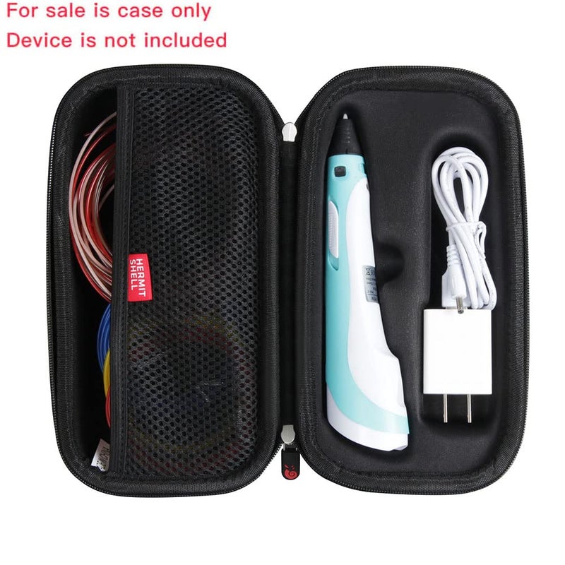 Hermitshell Hard Travel Case for SCRIB3D P1 3D Printing Pen (Black) - Image 2